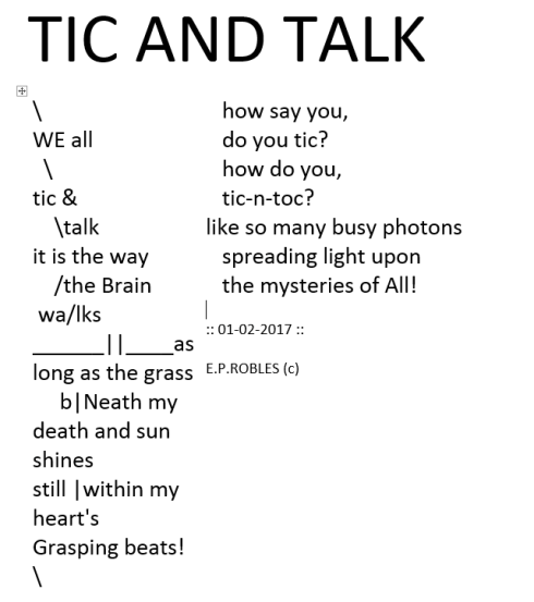 tic-and-talk